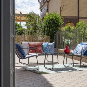 Bilocale arredato in zona Roma est